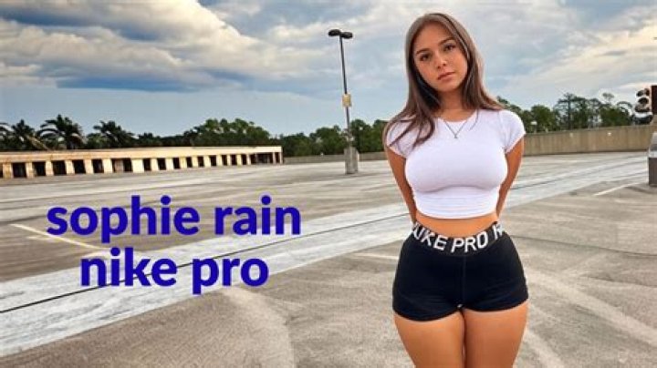 Elegance And Athleticism: Sophie Rain In Nike Pros