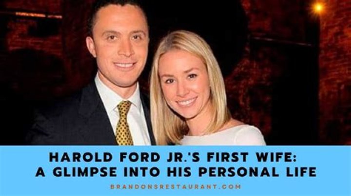 Uncover The Identity Of Harold Ford's Better Half
