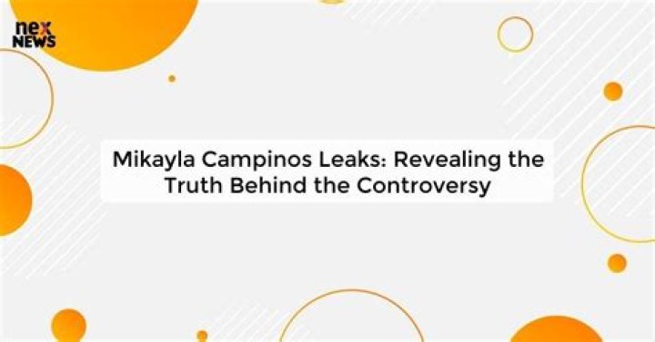 Unveiling The Mystery Behind Mikayla Campinos Leaked: What You Need To Know